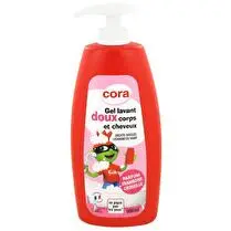 Cora, Gel lavant framboise groseille 3 en 1
