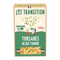 Transition, Pâtes torsades de blé tendre