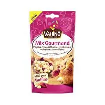 Vahiné, Mix gourmand  pépites de chocolat blanc, cranberries , noisettes caramélisées