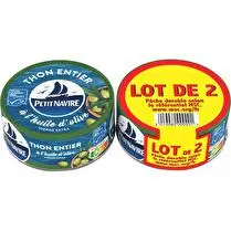 Petit navire, Thon entier MSC A l'huile d'olive vierge extra vierge