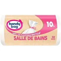 Handy bag, Sac poubelle lien 100% recycle SLD 10L x20