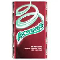 Airwaves, Dragées cool cerise - étui de 5 x 10