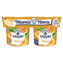 MAMIE NOVA Yaourt Gourmand abricot 2X150G