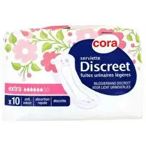 Cora, Serviette incontinence légère extra discreet