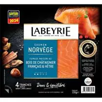 Labeyrie, Saumon fumé Norvège 4 tranches