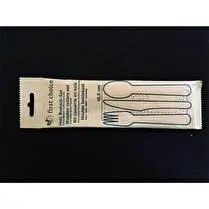 Naturelle, Kit  couverts (couteaux- fourchettes-cuillères-serviettes)