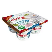 Rians, Faisselle  Nature 0% - 3x100 g + 1 offerte soit 400 g