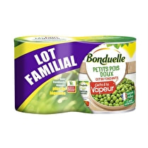 Bonduelle, Petit pois doux cuit à la vapeur