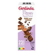 Gerlinéa, Barre bipack Chocolat
