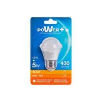 Power+LED, Ampoule LED E27 5W=40W G45
