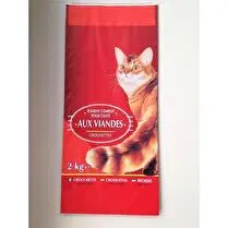 Le moins cher, Croquettes chat aux viandes