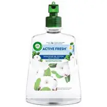 Air Wick, Recharge pour spray automatique sans gaz Active Fresh 24/24 Coton