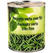 Le moins cher, Haricots verts très fins 4/4