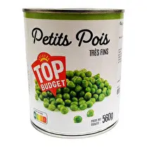 Top budget, Petits pois très fins 4/4