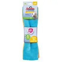 Spontex, Microfibres multi-usages 52% fibres recyclées x4