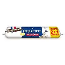 Croustipâte, Pâtes feuilletées - Lot de 2 + 1 offerte soit 690 g