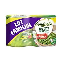 Bonduelle, Haricots vert  Extra croquants cuits à la vapeur