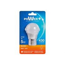 POWER + Ampoule LED E14 5W=40W A50