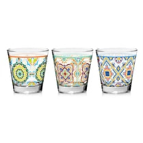 CERVE, Verre à eau Valencia assortis 25cl x3
