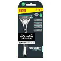 Wilkinson, Rasoir système quattro essential sensitive + 4 lames