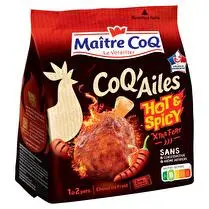 Maître coq, Coq'ailes rôties hot et spicy