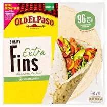 Old el paso, Wraps extra fins