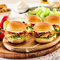 Fabriqué dans nos ateliers, Burger apero poulet x 4