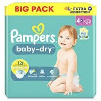 PAMPERS Couches T4 +
