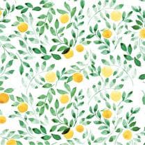 MESA BELLA Serviettes décorées en papier  33 x 33 cm 3 plis mon citronnier  - x 20