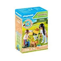 Playmobil, Famille de chats avec femme et enfant 71309