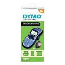 DYMO Étiqueteuse LetraTAG ABC (LT 100 H)+ 1 ruban papier blanc