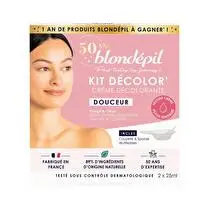 Blondépil, Crème décolorante visage   Visage et corps   89% naturel  - 2 x 25 ml