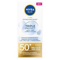 NIVÉA Crème solaire visage UV triple protection FPS50+