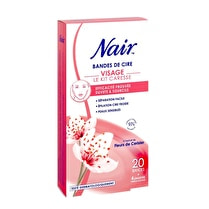 Nair, Bande de cire  Visage  - x 20