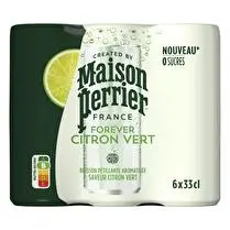 Perrier, Eau gazeuse aromatisée citron vert