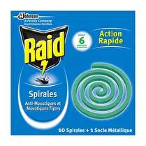 Raid, Spirales anti-moustiques