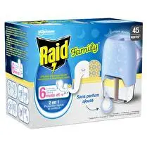 Raid, Diffuseur électrique liquide  Moustiques et moustiques tigres