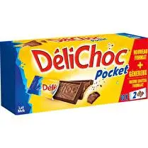 Délichoc, Biscuits Chocolat au lait - X 10