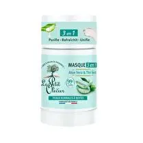 Le petit olivier, Masque stick 3en1 aloe vera & thé vert