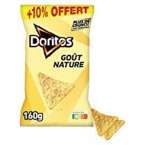 DORITOS Chips  Nature  - 160 g + 10 % OFFERT