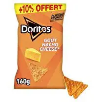 Doritos, Tortilla chips de maïs fromage  - 160 g + 10 % offert