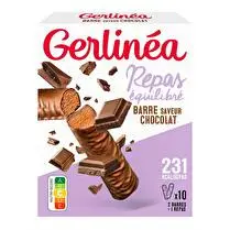 Gerlinéa, Barres saveur chocolat x 10