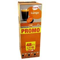 CORA Capsules de café Compatibles Dolce Gusto ®Lungo - Le lot de 3 x 16 capsules soit 345 g