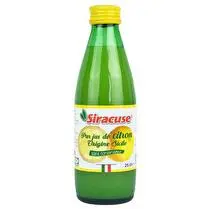 Siracuse, Pur jus de citron jaune