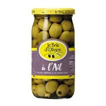 Brin d'olivier, Olives vertes farcies à l'ail