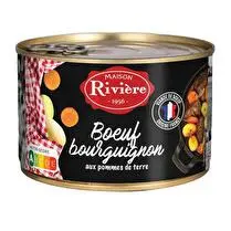Maison Rivière, Boeuf bourguignon aux pommes de terre