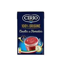 Cirio, Coulis de tomates 100% origine brique