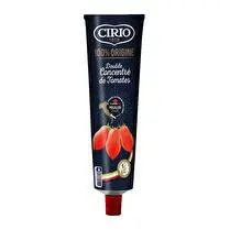 Cirio, Double concentré de tomates 100% origine tube