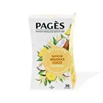 Pagès, Infusion ananas coco x 20 sachets