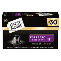 Carte noire, Capsules de café  Puissant n°11  - x 30